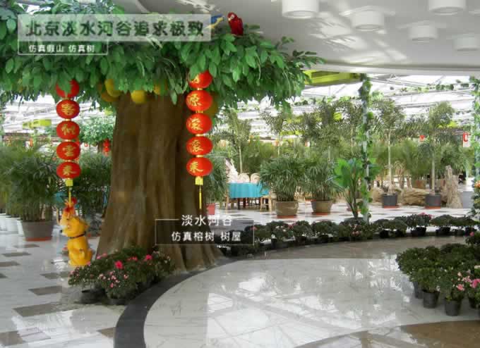 仿真樹與仿真假山設計需要怎樣對地形合理布局