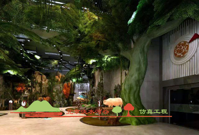 室內仿真榕樹制作