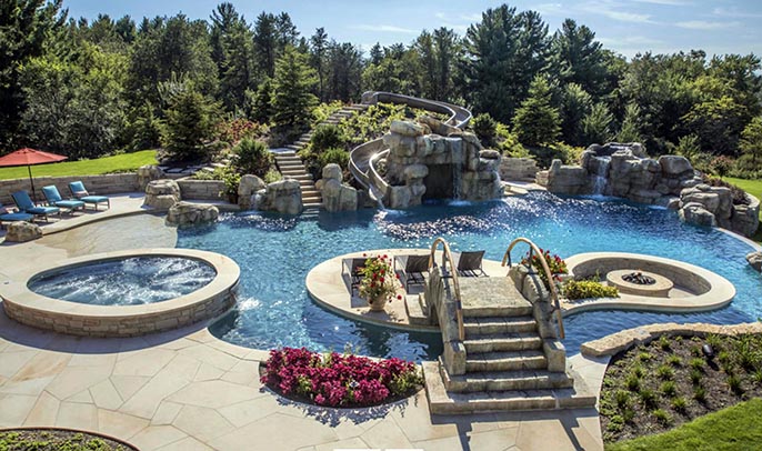 水泥假山瀑布圖片.jpg 水泥假山瀑布圖片