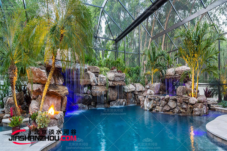 千層石假山圖片大全