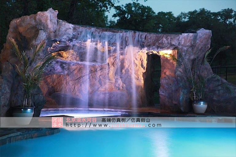 假山魚池庭院制作.jpg 假山魚池庭院制作