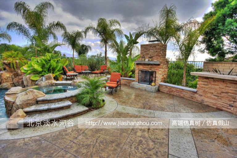 水泥假山.jpg 水泥假山