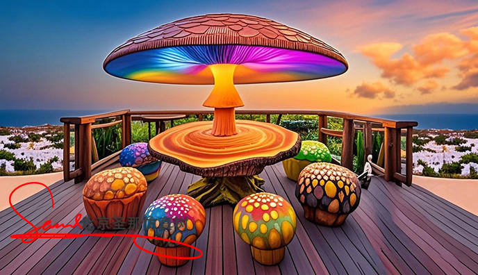 水泥仿木涼亭.jpeg 水泥仿木涼亭