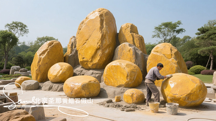 仿真黃蠟石.jpeg 仿真黃蠟石