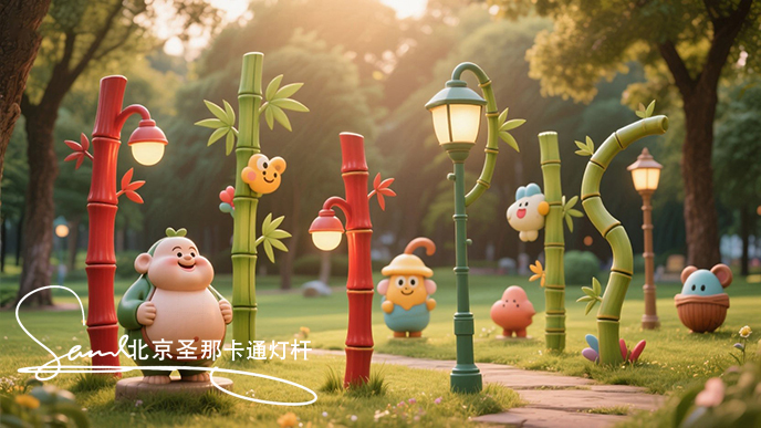 卡通燈桿