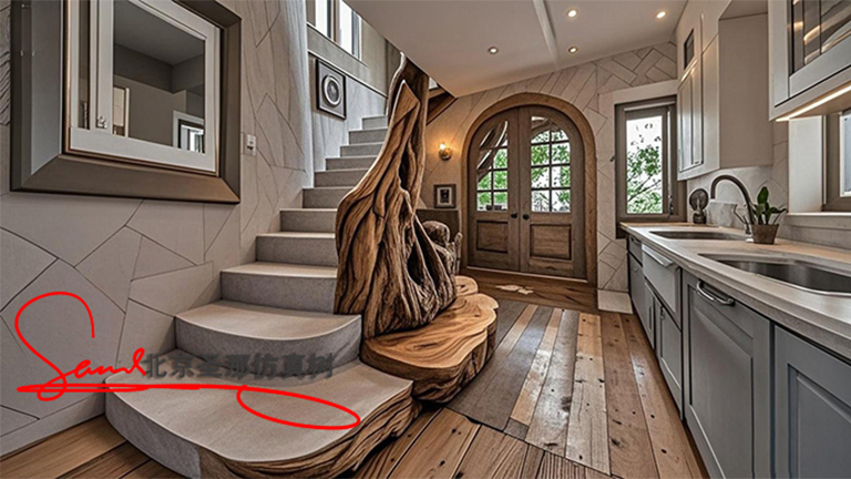 水泥仿木樓梯.jpg 水泥仿木樓梯