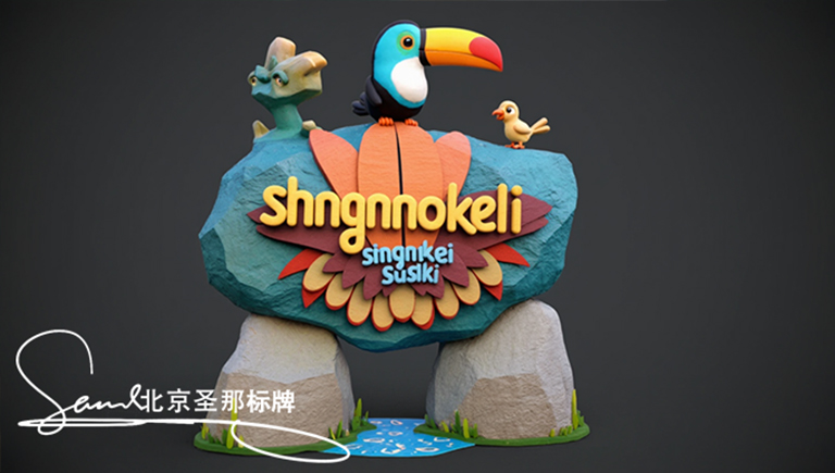 水泥仿木標(biāo)識(shí)牌.jpg 水泥仿木標(biāo)識(shí)牌