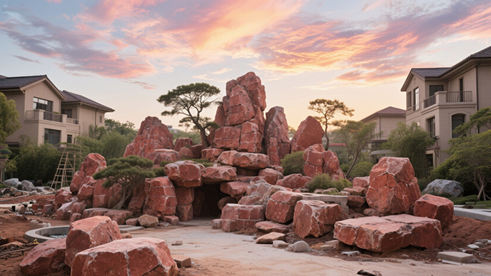 黃石假山.jpg 黃石假山